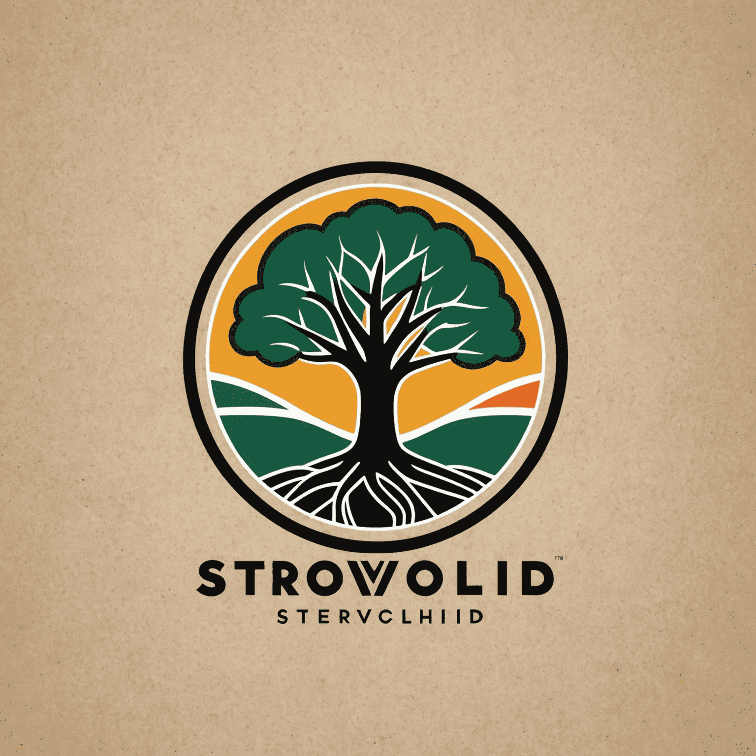 StrVolJd logo - A modern, stylized representation of social entrepreneurship in South Africa