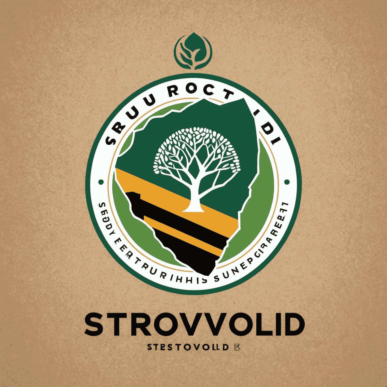 StrVolJd logo - A modern, stylized representation of social entrepreneurship in South Africa