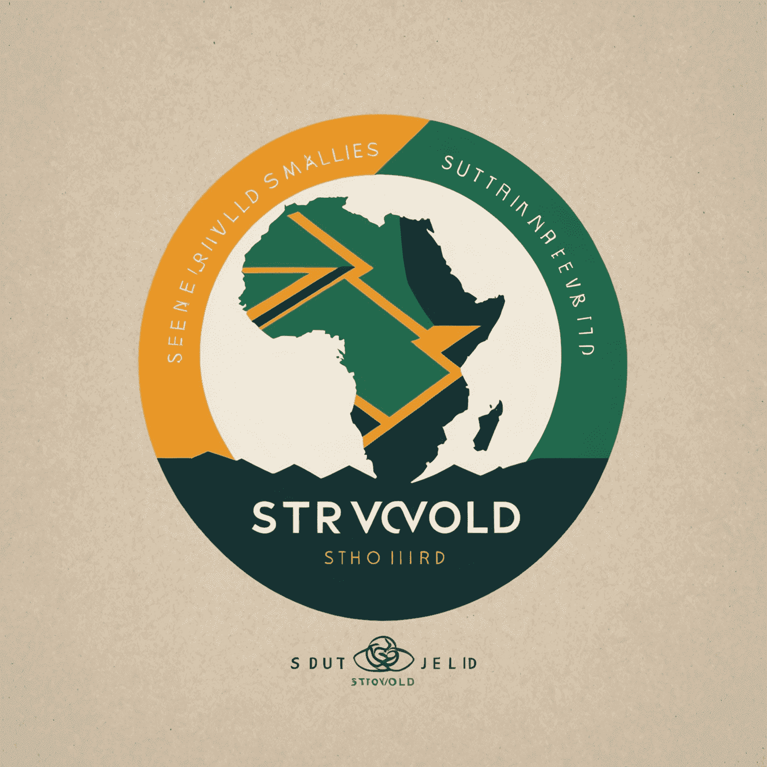 StrVolJd logo - A modern, stylized representation of social entrepreneurship in South Africa